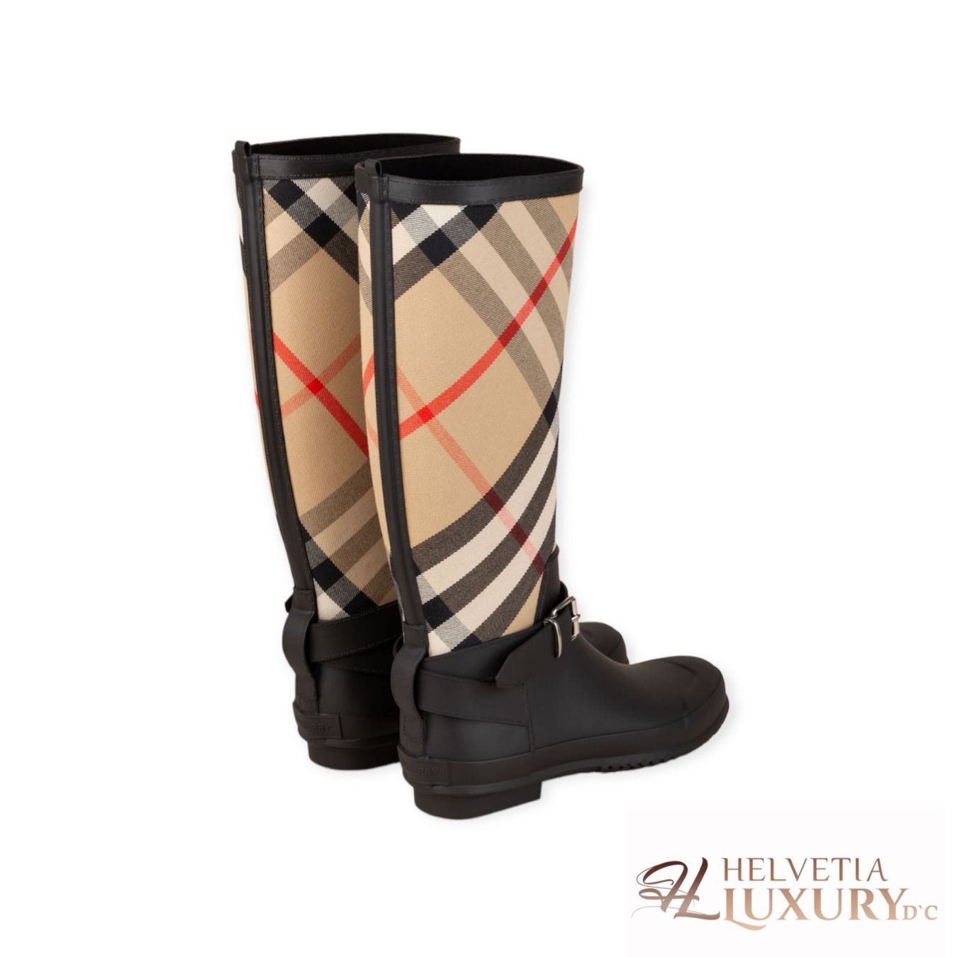 Burberry Damenschuhe: Burberry Gummi Stiefel neu – Neu und originalverpackt aus Lachen SZ von HelvetiaLuxury 2