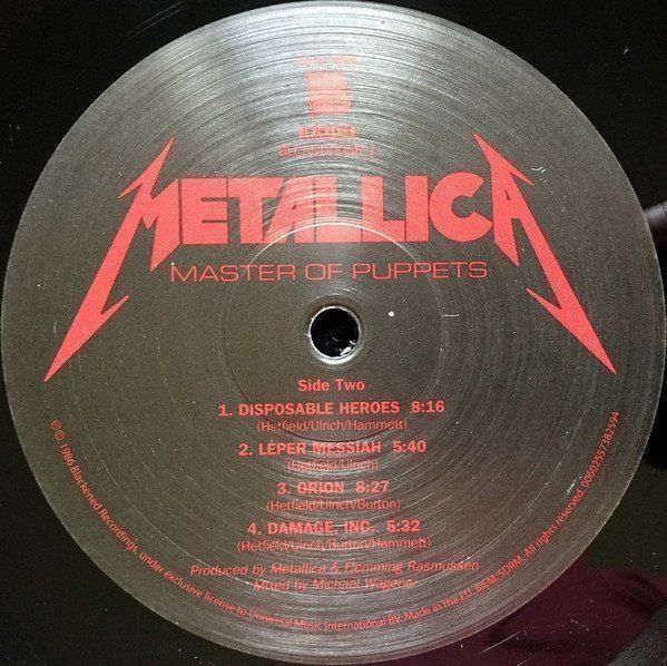 Metallica – Master Of Puppets (Neu und originalverpackt) in Brittnau ...