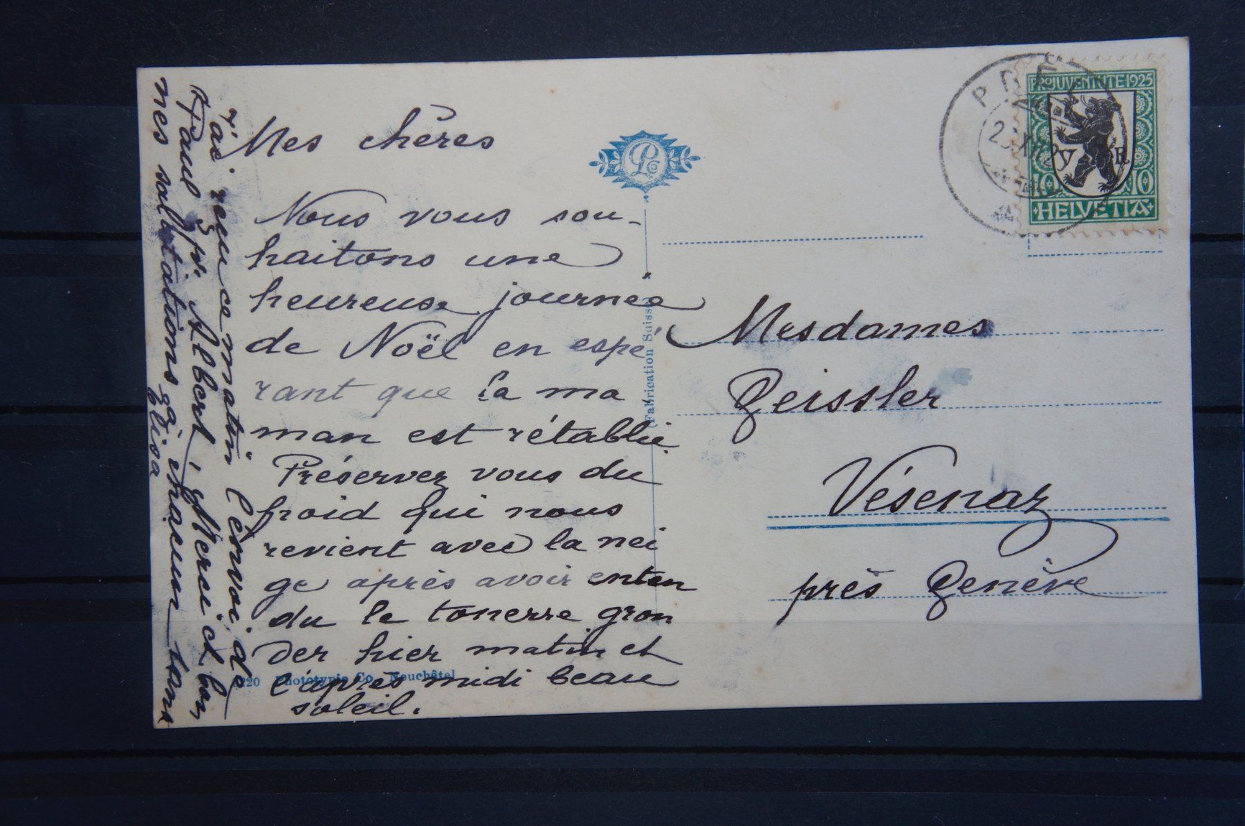 Tutti i francobolli: CH - Postkarte - nach Vésenaz mit J34 – Usato da Rombach venduto da VENTIS-Auktionen