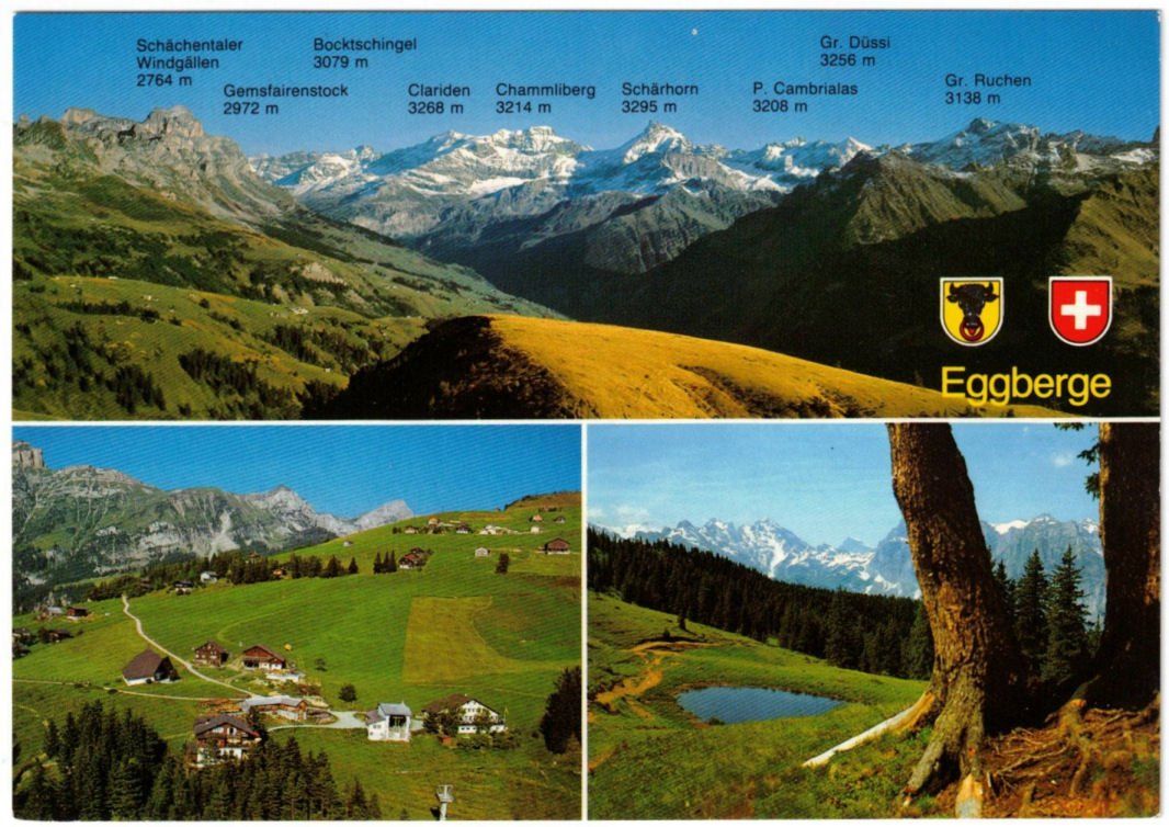 Ansichtskarten: Altdorf - 3 Bild AK Eggberge – Gebraucht aus Binningen von Mountainrider