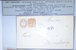 Tübli Ganzsache mit Zusatzfrankatur