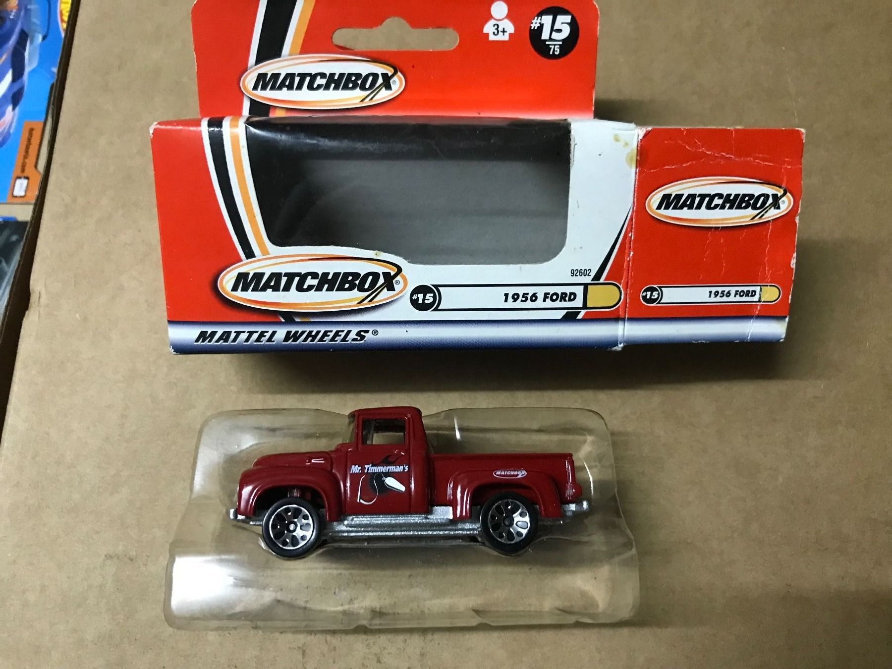 Matchbox Modellini d'auto: Matchbox 1956 Ford Mattel Wheels – Nuovo e nell'imballaggio originale da Buchs ZH venduto da rc-indoorbahn