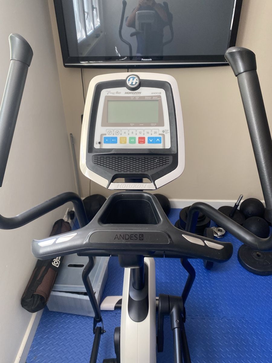 Hometrainer: Horizon Andes 5 Elliptical - Excellent condition! – Usato da Prangins venduto da melodeonman 2