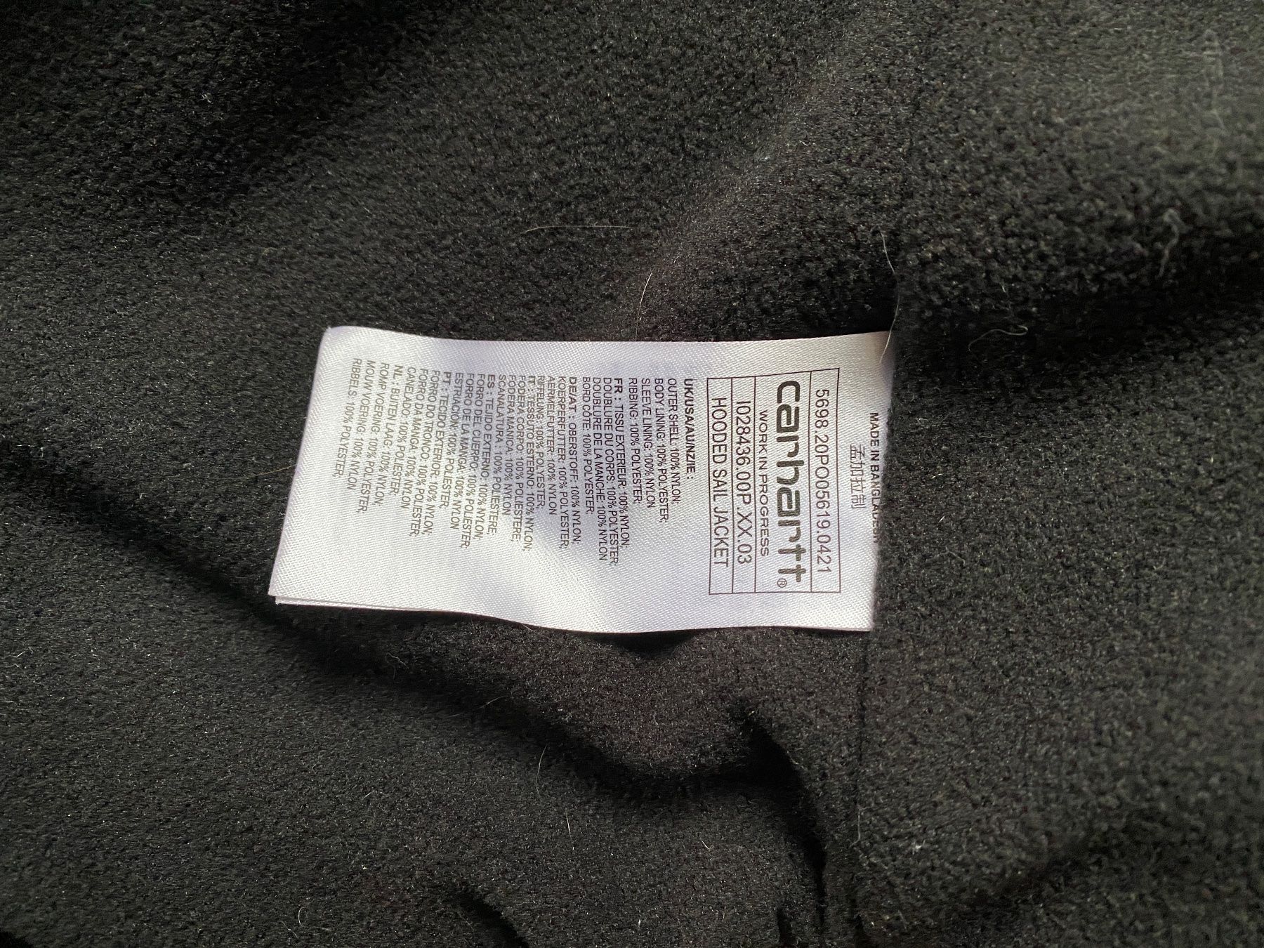 Carhartt Giacche: Carhartt hoodet sail Jacket – Usato da Grafenried venduto da 3322 3