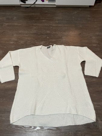 Yessica - Weisser Strickpullover Gr. XL ab 4.-