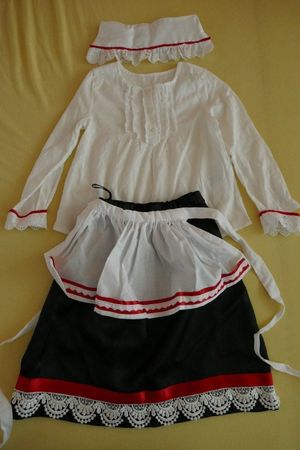 Neu: Fasnacht Kostüm Serviertochter Kind