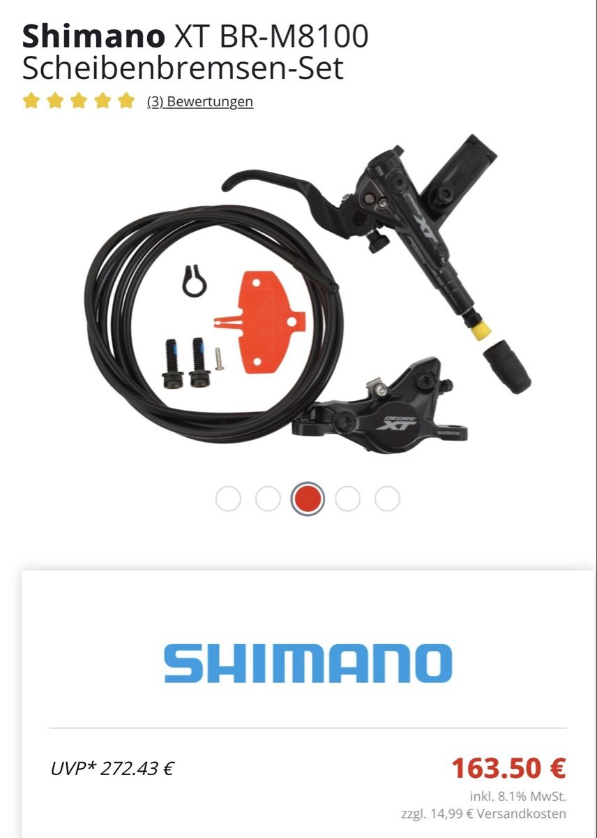 Shimano Pièces détachées: Shimano XT Scheibenbremsen-Set – Neuf avec emballage d'origine à Menziken par oli_pc2z 1