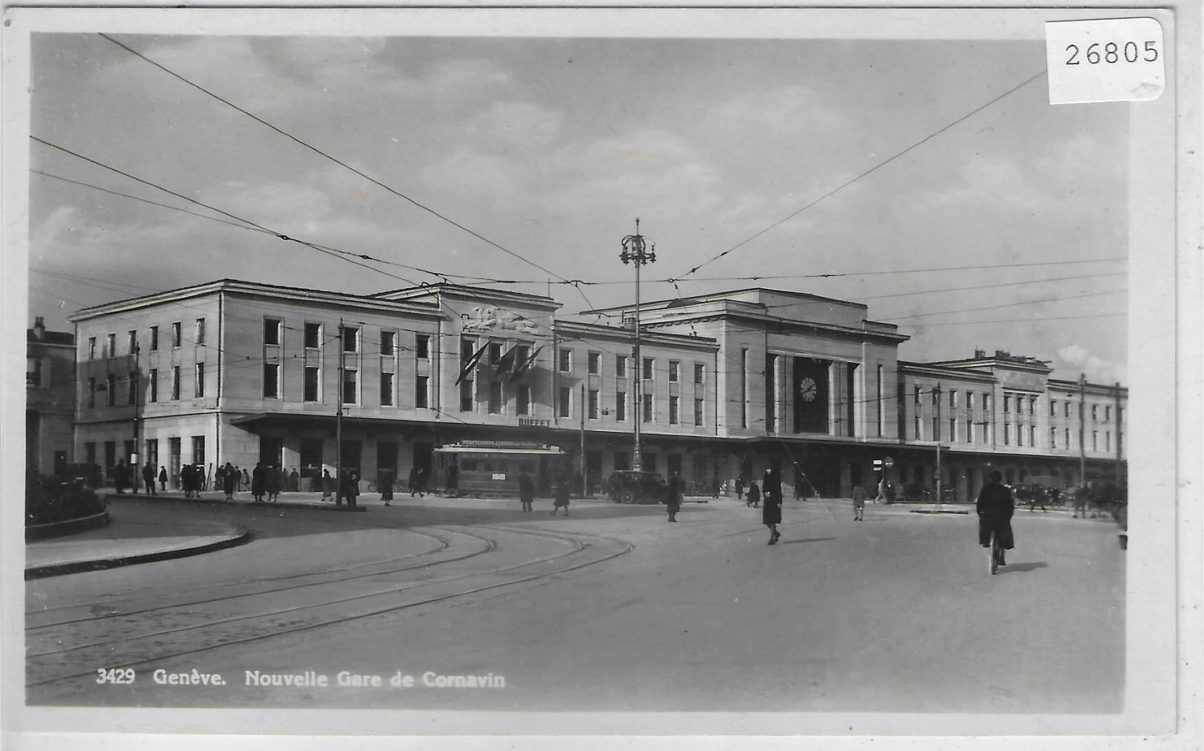 Cartoline postali: Geneve - Nouvelle Gare de Cornavin – Usato da Ettingen venduto da Kartenplanet
