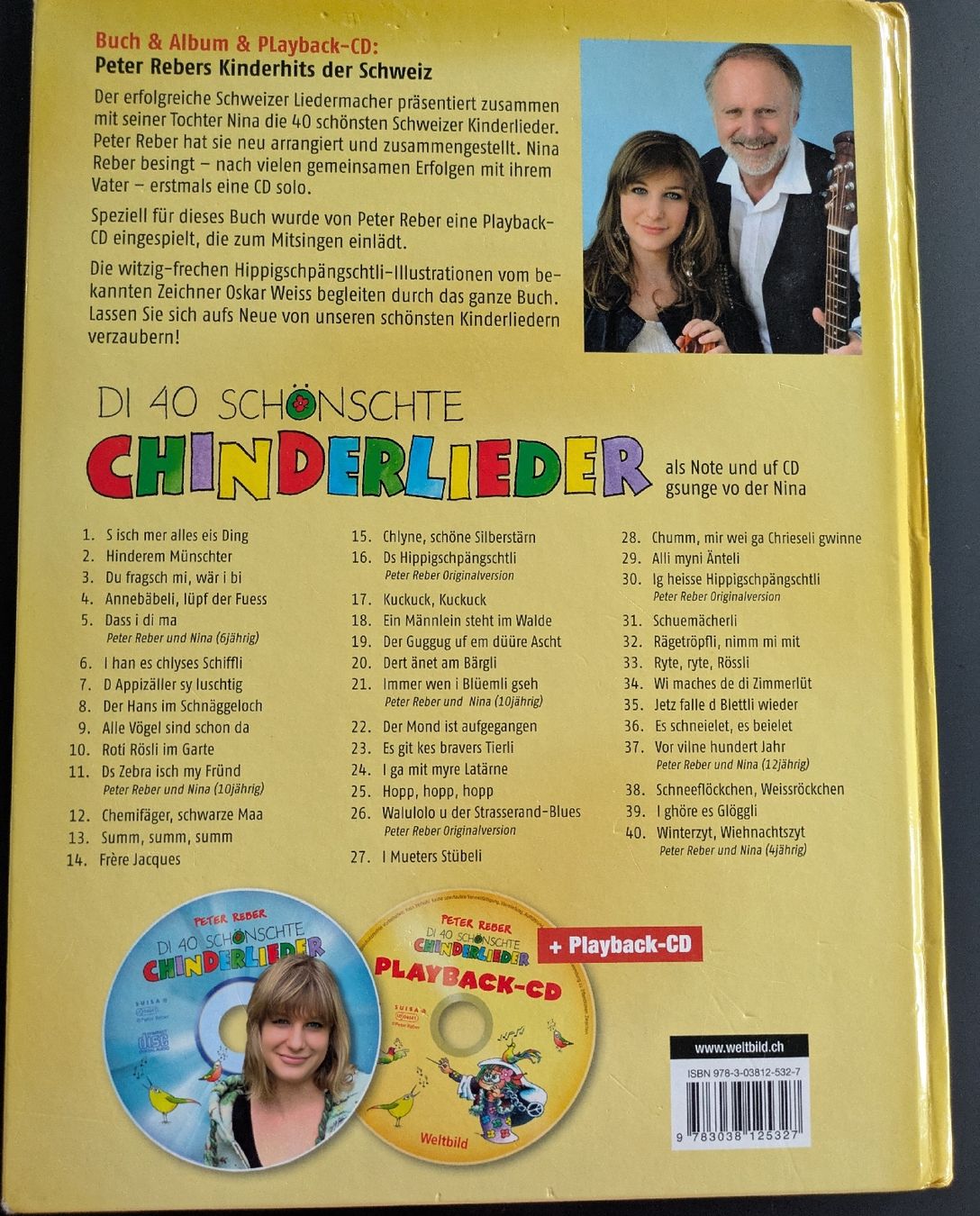 Libri: Di schönschte Chinderlieder von Peter Reber – Usato da Kölliken venduto da mic_9n9d 1