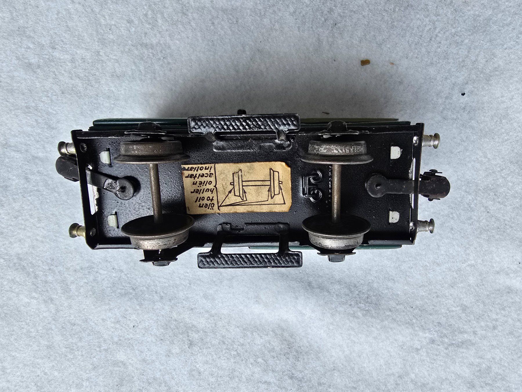 Märklin Modellini di ferrovie: alte Modell-Eisenbahn mit Schienen von ca. 1925 – Usato da Bürglen TG venduto da Osi58 5