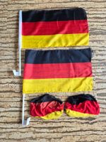 Deutschland Auto-Fan-Set WM/EM – Fahnen & Spiegelbezüge