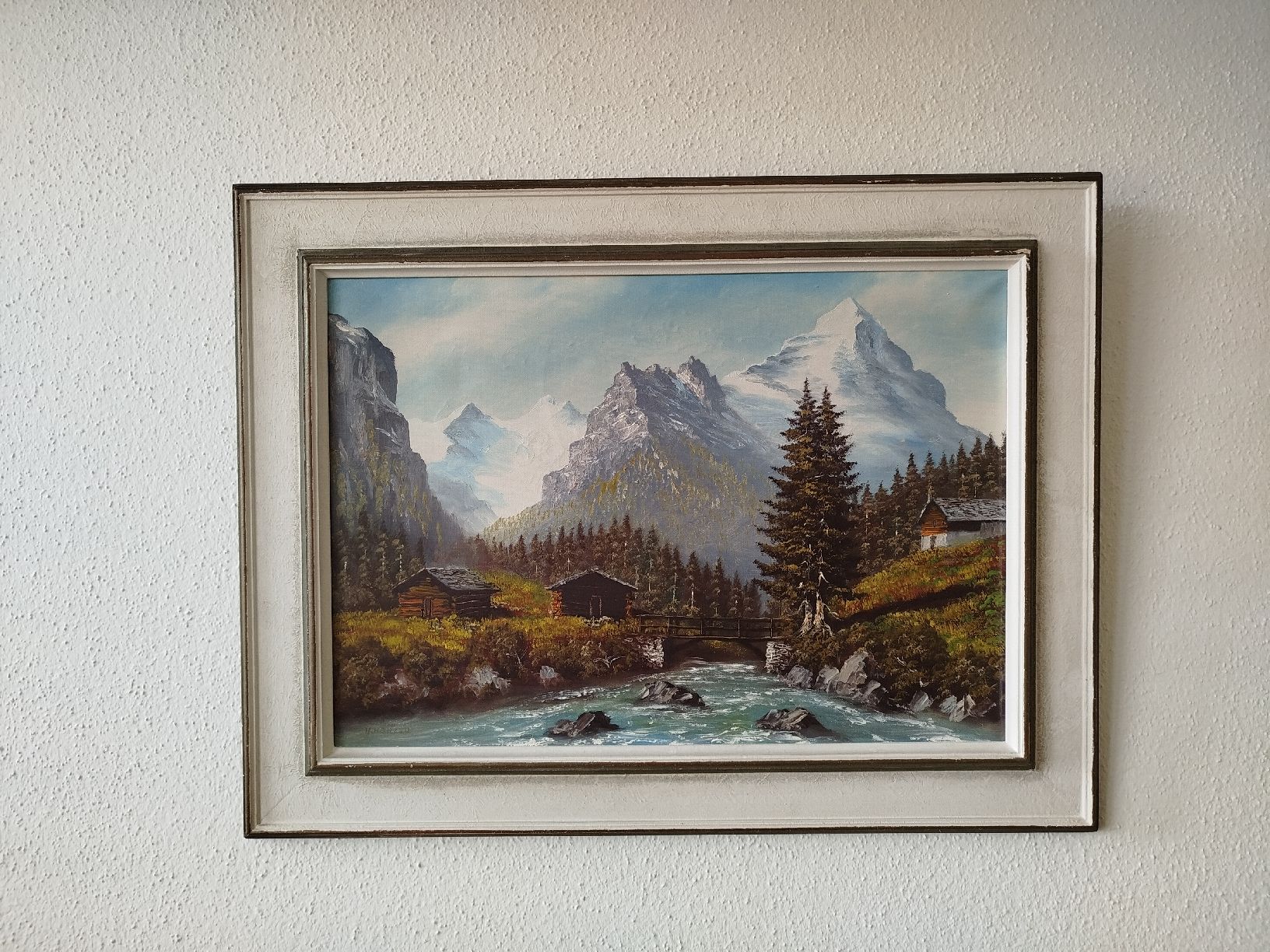 Gemälde: Ölgemälde von H.Herzer -Berner Oberland – Gebraucht aus Rupperswil von Annet.Dann888