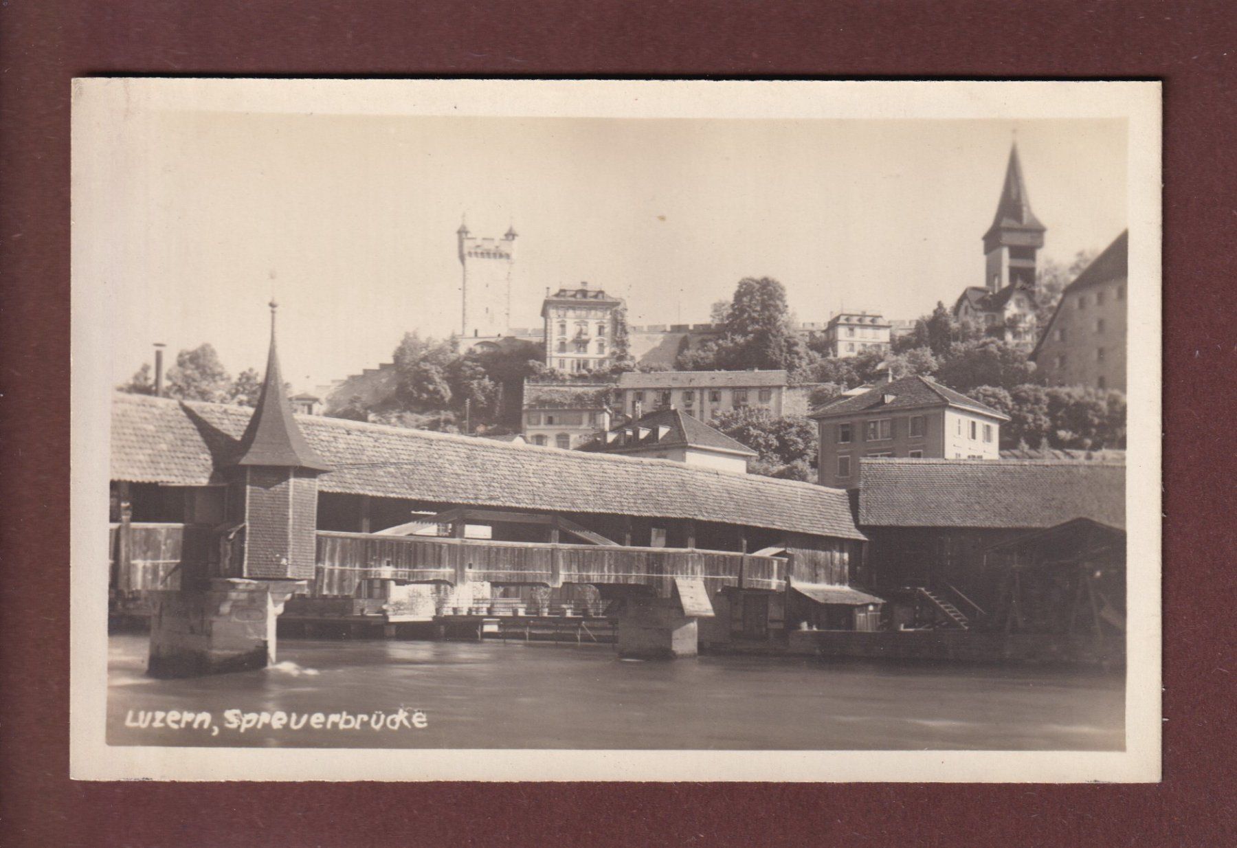 Cartoline postali: LUZERN - Spreuerbrücke – Usato da Pully venduto da nicecards