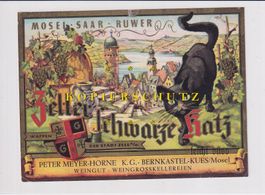 Etikette für Wein - Zeller Schwarze Katz /bd
