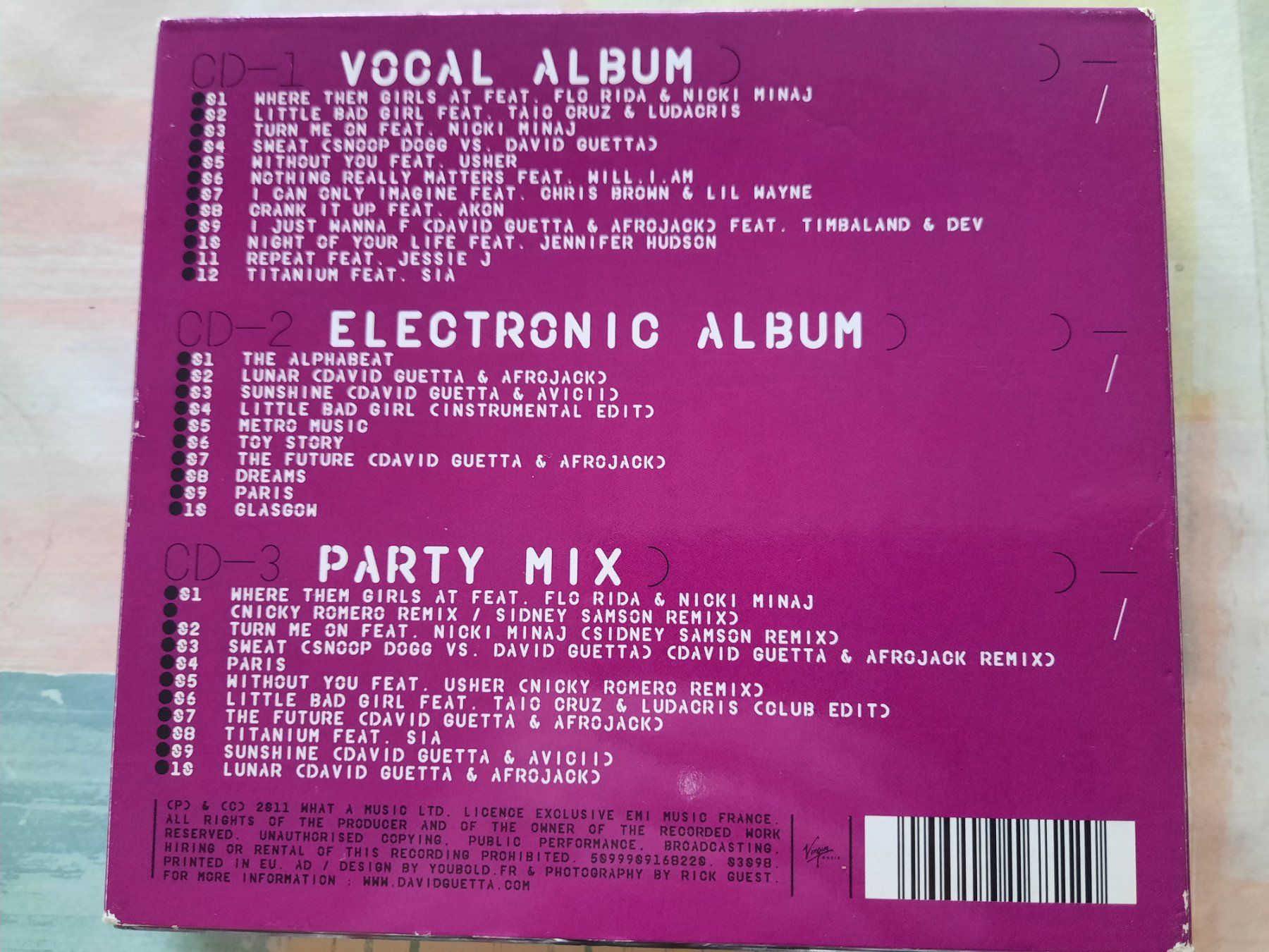 CD: 3 Cds David Guetta - Nothing but the Beat – Usato da Pully venduto da bro_n52j 1