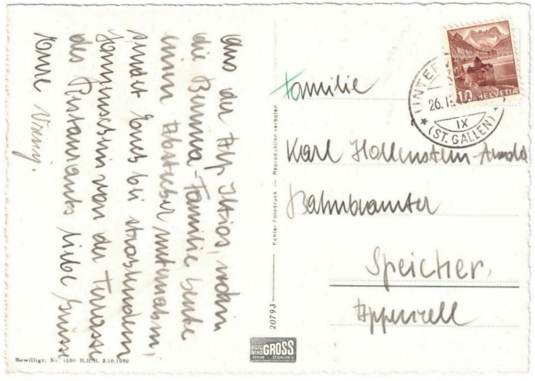 Cartoline postali: Unterwasser - Standseilbahn Iltios – Usato da Binningen venduto da Mountainrider 1