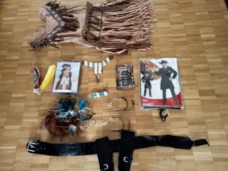 Neuwertige Sheriff und Squaw Costume (Set)