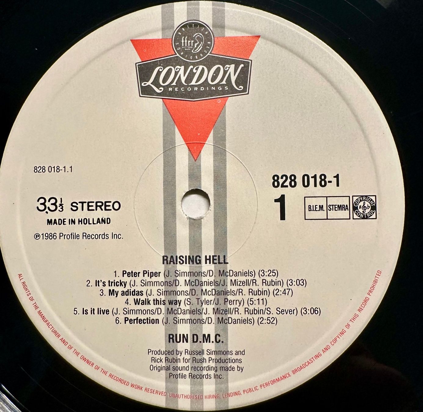 Dischi in vinile: Run-DMC - Raising Hell // LP: NM; Sleeve: NM – Usato da Zürich venduto da saltbee 2