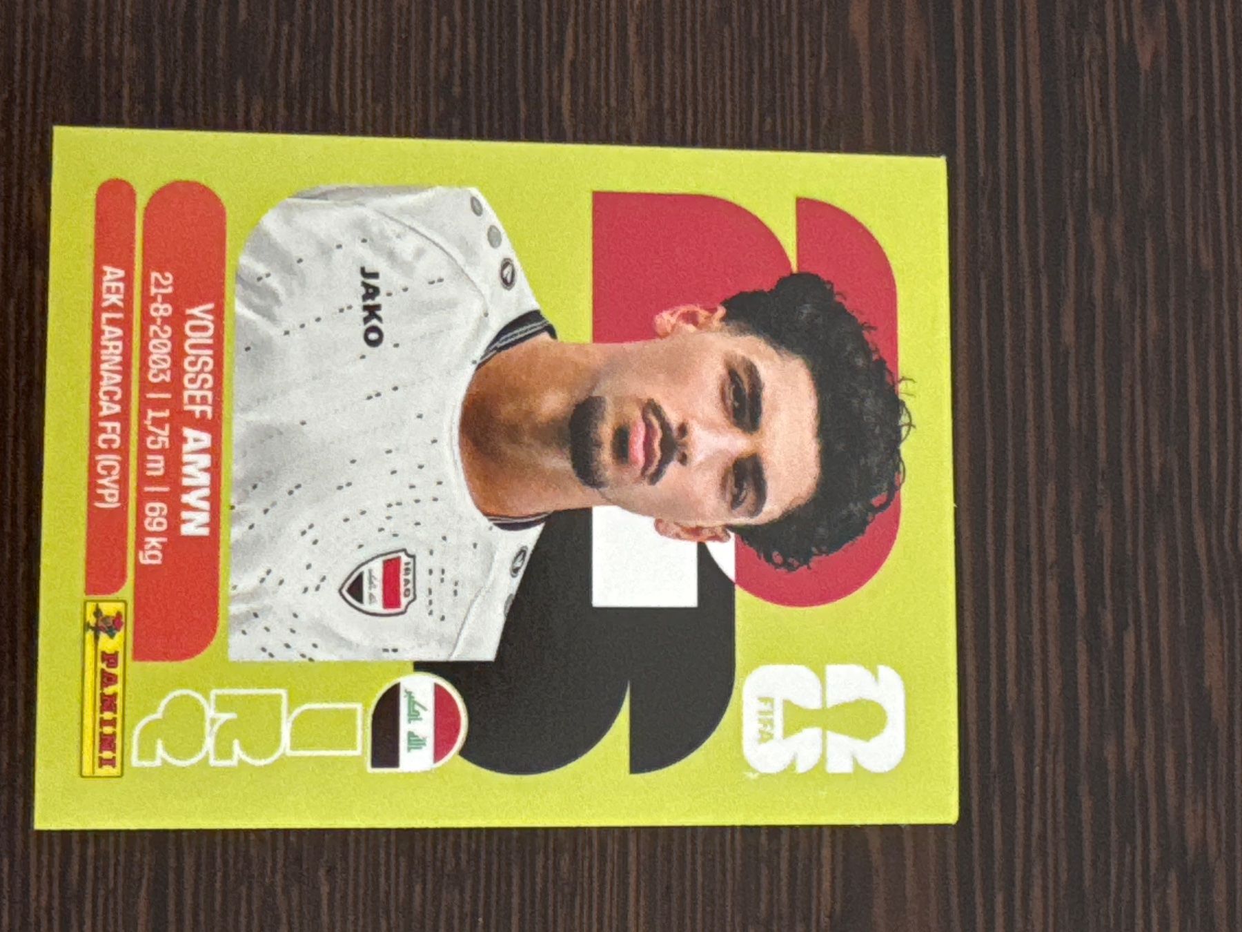 Panini Carte collezionabili: Panini FIFA WM 2026 IRQ 14 – Nuovo (secondo la descrizione) da Zofingen venduto da Tho66