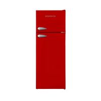 999 - Kühlschrank + Gefrierfach ROT 171l freistehend 144cm