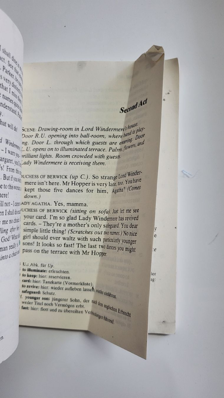 Bücher: Lady Windermere's Fan von Oscar Wilde – Gebraucht aus Hägglingen von Sternchen_010 4