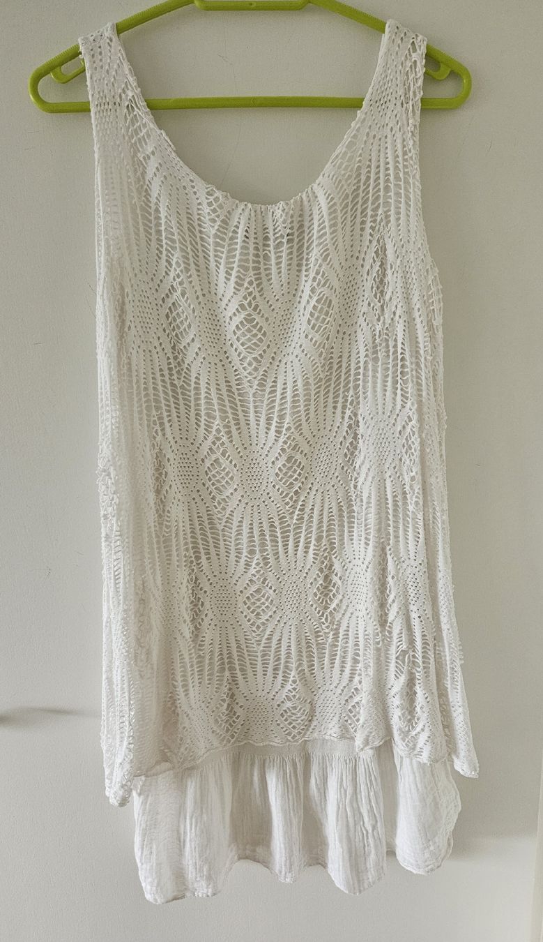 Kleider: weisses Sommerkleid one size - Spendenaktion – Neu (gemäss Beschreibung) aus Unterkulm von Beljasch 3