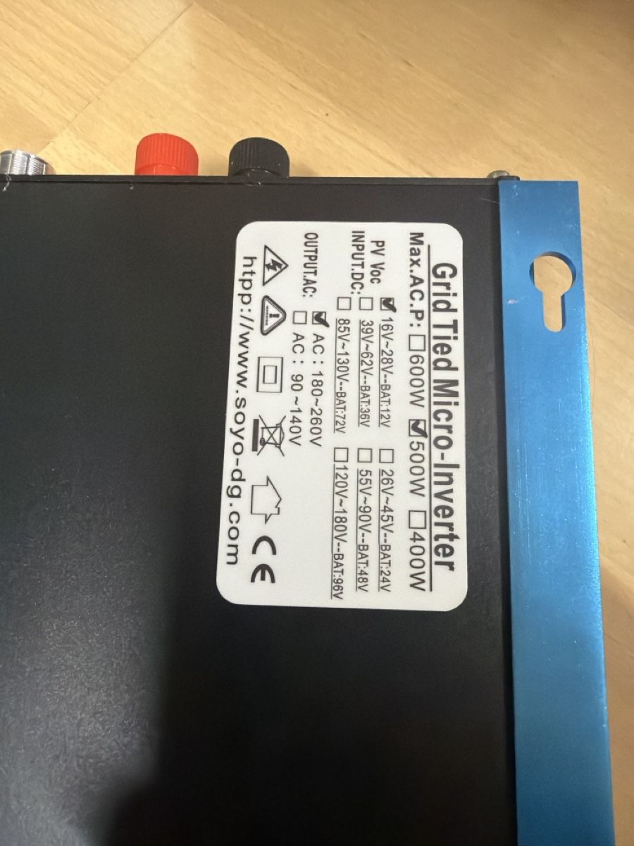 Inverter: Grid Tie 12v einspeise wechselrichter – Usato da Hergiswil LU venduto da mechutaume 2