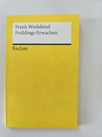 Frank Wedekind- Frühlings Erwachen Reclam