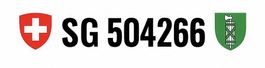 Kontrollschild SG 504266