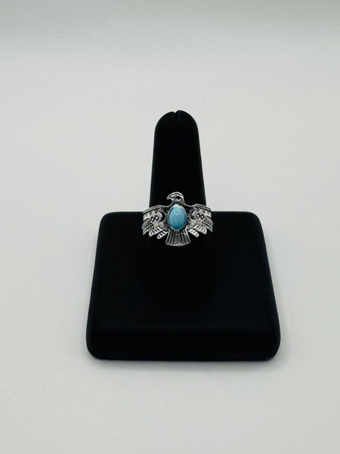 Anelli: Wunderschöner Ring mit Adler und Stein - Grösse: 56 – Nuovo e nell'imballaggio originale da Frutigen venduto da glanzvolles.leben
