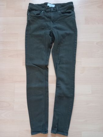 Pantalon slim kaki L.O.G.G. de H&M