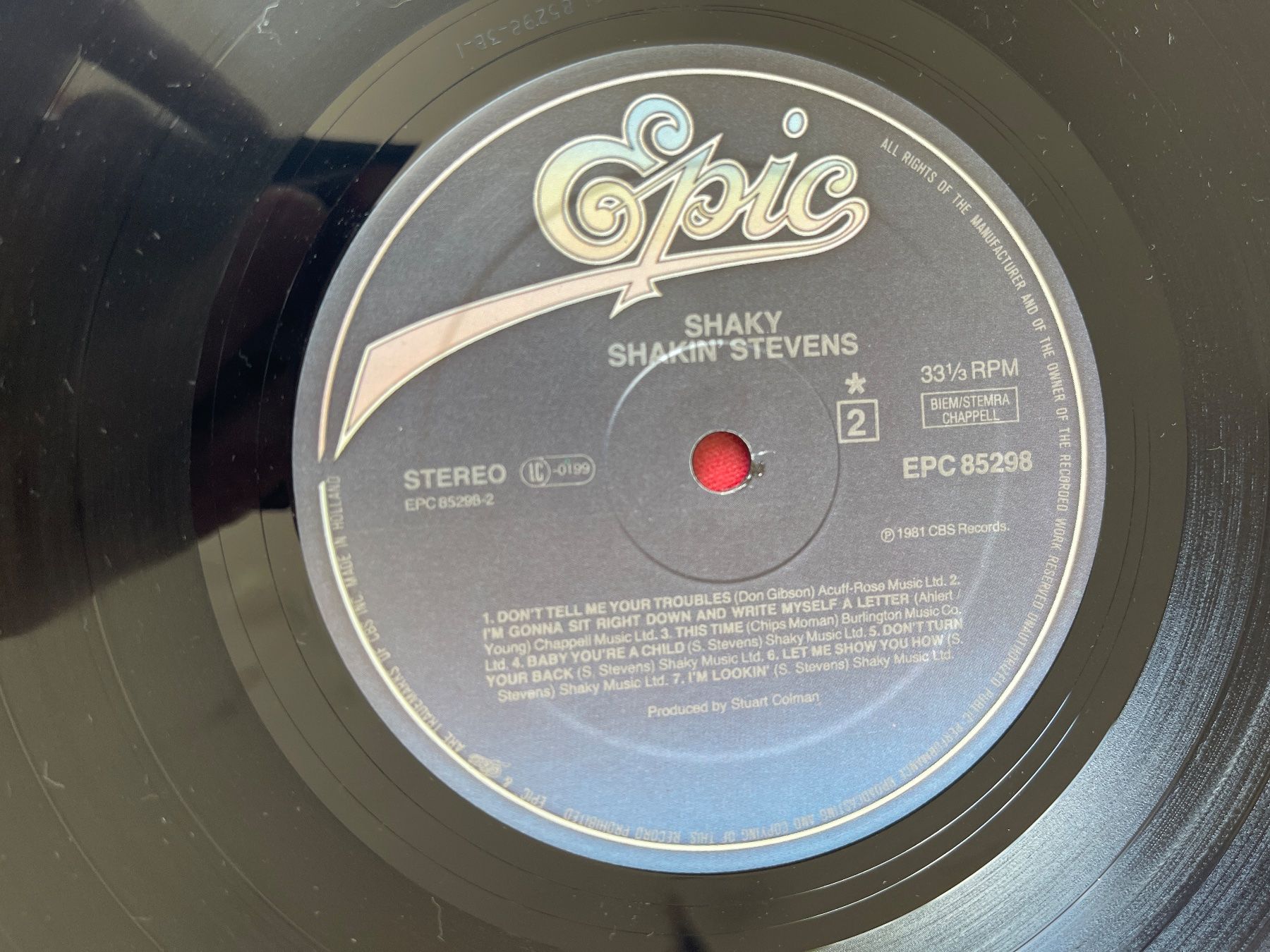Vinyles: A635/Shakin Stevens SHAKY – D'occasion à Frutigen par Philippe_jsp 2