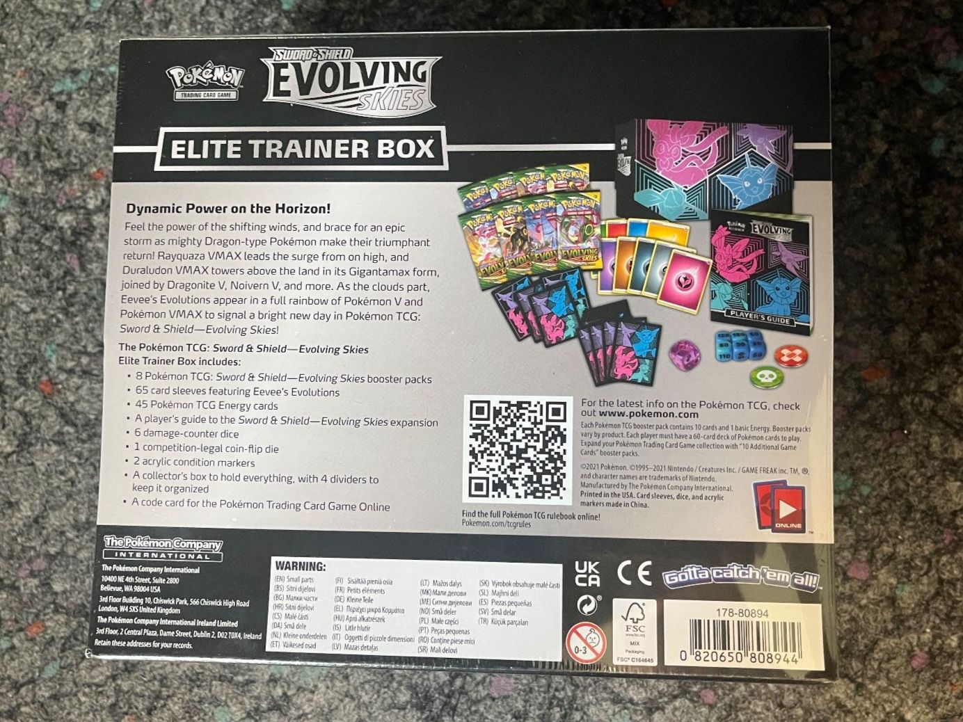 Pokémon Carte collezionabili: Pokemon Evolving Skies Elite Trainer Box ETB – Nuovo e nell'imballaggio originale da St. Niklaus VS venduto da tru_vj5x 2
