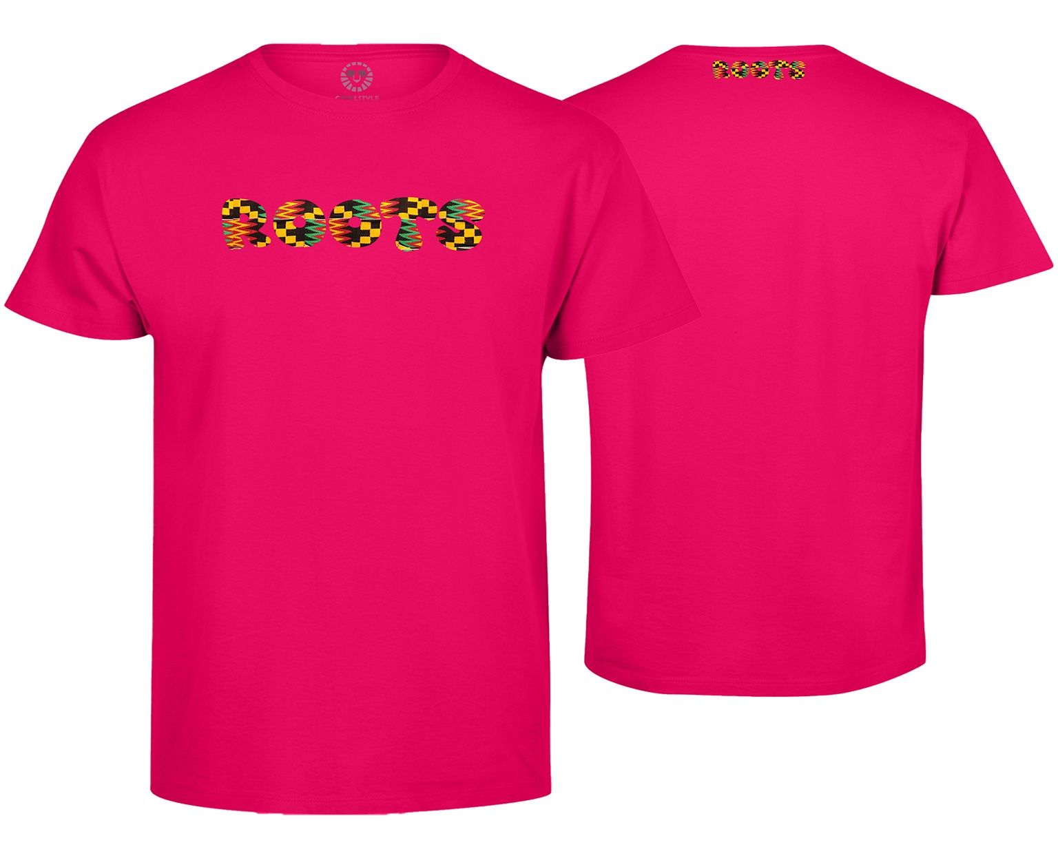 T-Shirts: Roots Premium Tshirt mit Kente - Rot – Neu und originalverpackt aus Regensdorf von StyleTown 2