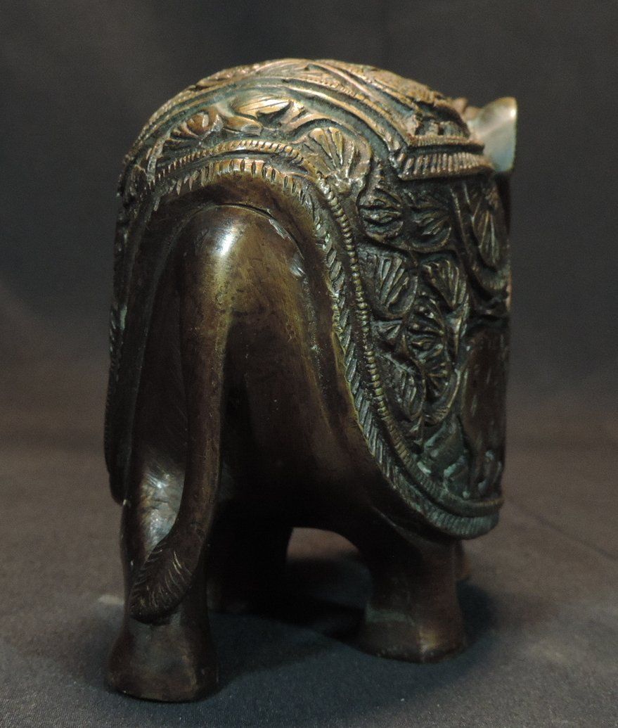 Figuren: massiver, indischer Messing Elefant – Gebraucht aus Duggingen von roterbambus 3