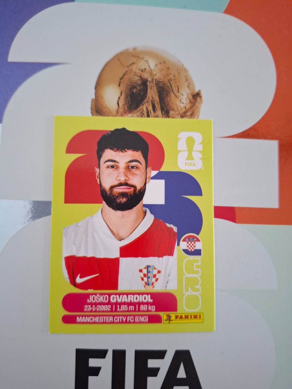Panini Carte collezionabili: Panini WM Sticker CRO4 Josko Gvardiol – Nuovo (secondo la descrizione) da Frauenfeld venduto da CymonHardy