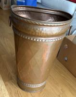 Antiker Kupfer Schirmständer Behälter Vintage 