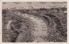 Zürich See  Panorama (non circulée)