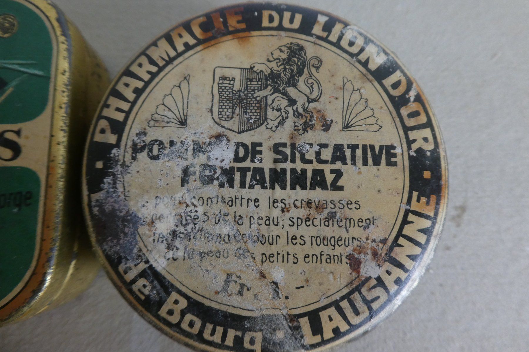 Barattoli: 3 boites ancienne fer – Usato da Fontaines NE venduto da monloisir 1