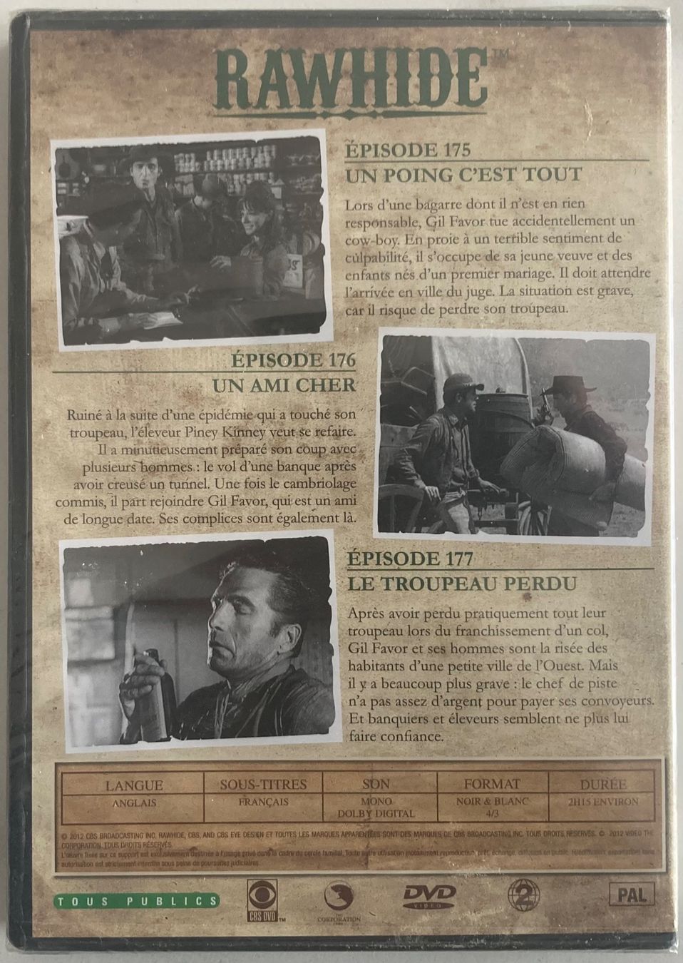 Alle DVDs: CLINT EASTWOOD - RAWHIDE N°59 – Gebraucht aus Poliez-Pittet von Newtown-Records 4