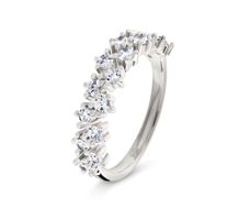 TCHIBO 925 Silberring Ring Zirkonia Gr.19 NEU