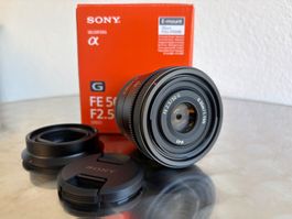Objektiv Sony 50mm f2.5 G (SEL50F25G), neuwertig!