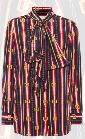 Bluse mit Schleife, NEU Gr. 40