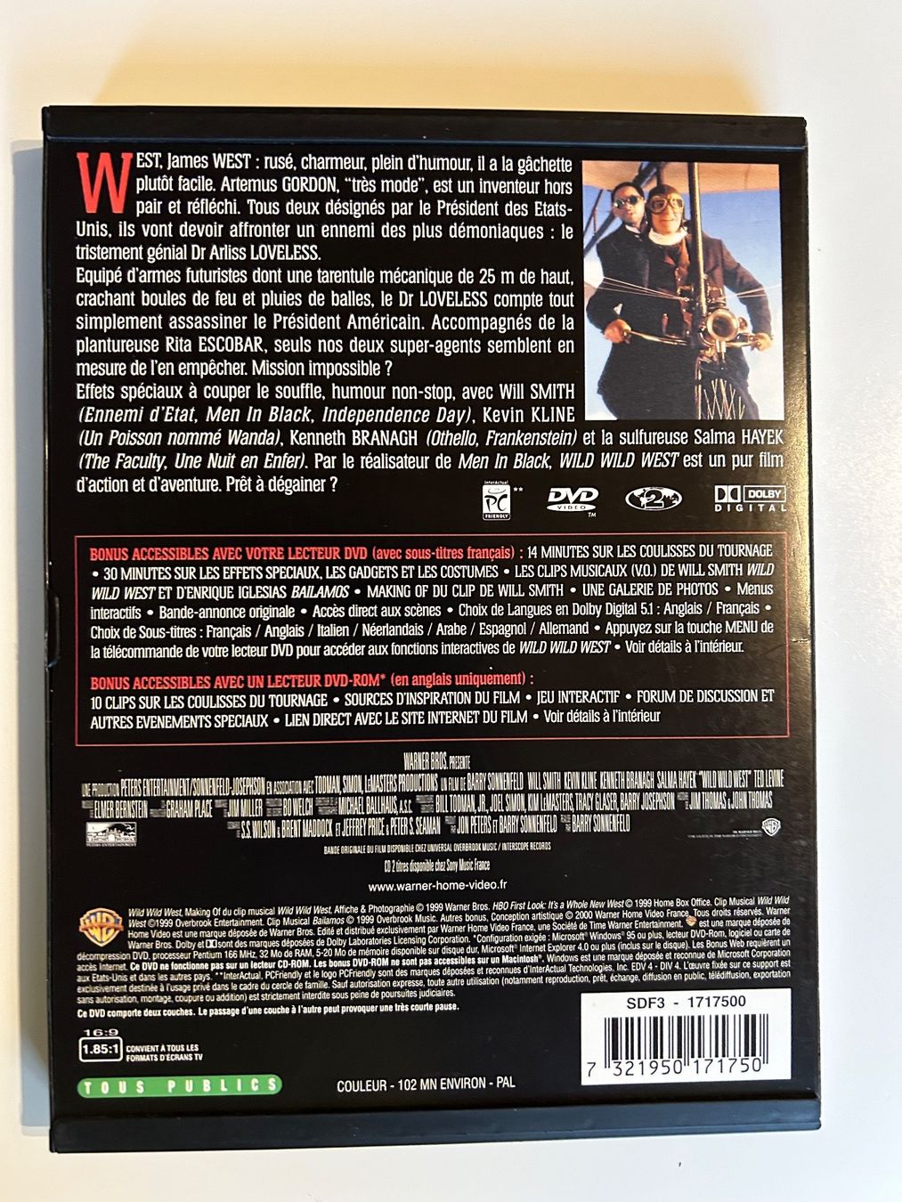 Alle DVDs: WILD WILD WEST (WILL SMITH) – Gebraucht aus St-Cierges von  1