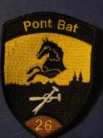 Génie Abzeichen Badge pont Bat 26 Braun neu
