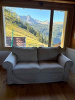 Bequemes 2er Sofa hellbeige Ektorp IKEA