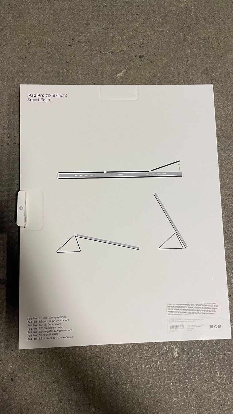 Apple Covers & Borse: Apple iPad Pro 12.9 Zoll Smart Folio Schwarz – Nuovo e nell'imballaggio originale da Basel venduto da viv_vk85 1