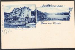 #Gruss aus Weggis LU , Hôtel und Pension du Lac