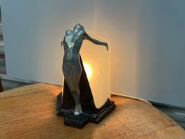 Sarsparilla „Butterfly Nymph“ Art Deco Lamp