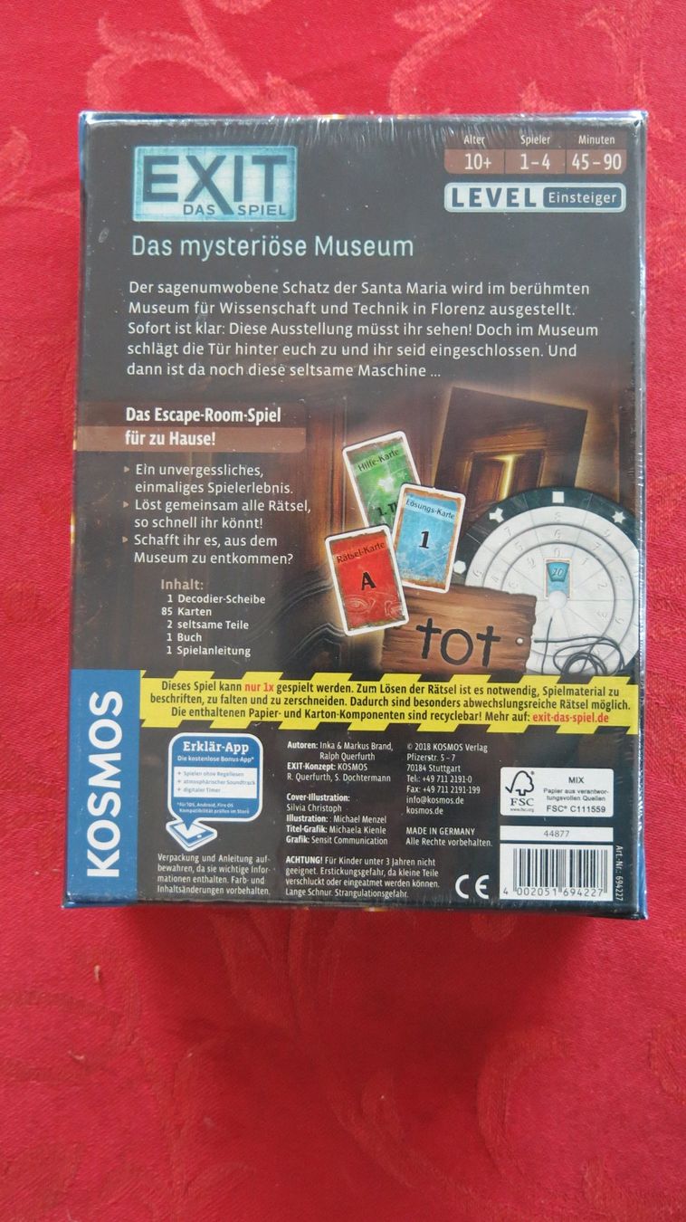 Stilvolle Exit Das Spiel Kosmos Bild